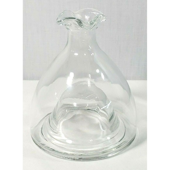 RARE Decorative Italian MOD DEP  Clear Glass Bottle OIL VINEGAR WINE Decanter - Picture 2 of 12